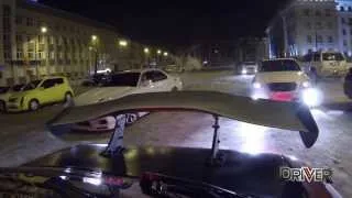 Боком в 2014-й! STREET DRIFT Epidemic in Irkutsk! The BEST moments of Winter!