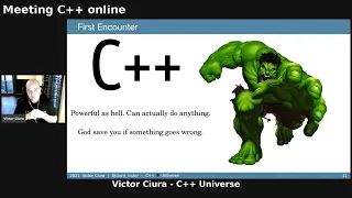 Meeting C++ online - Victor Ciura - C++ UNIverse - teaching C++