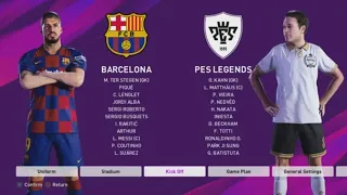PES 2020 || GAMEPLAY || FC BARCELONA VS PES LEGENDS || PS4