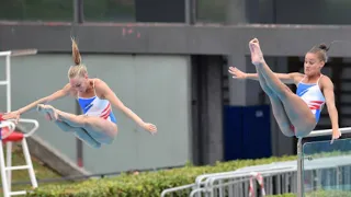 Jade Gillet & Naïs Gillet (France) || 3m synchro Springboard