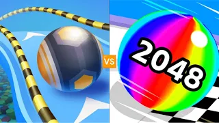 Action Balls: Gyrosphere Race 🆚 Numbers Ball Game - Ball Run 3D Android, IOS Part 2