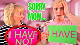 NEVER HAVE I EVER vs. MY MOM! (Jake Paul)