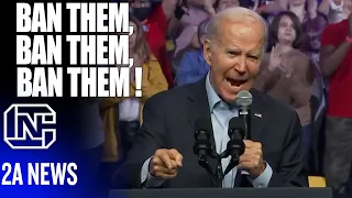 Dictator Biden Screams Ban Them, Ban Them, Ban Them AR-15s Have No Place In America