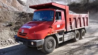 TATRA Jamal - driving at the quarry