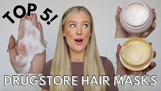 Top 5 Drugstore Hair Masks! Hask, Hairitage by Mindy, EVA NYC, L'oreal Elvive, Shea Moisture