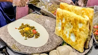 Mughlai Egg Paratha | MURTABAK PARATHA | Street Food of Karachi Pakistan | Arabic Paratha Recipe