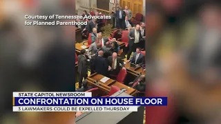 Confrontation on House floor