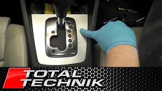 How to Remove Gear Stick Surround Trim - Audi A4 S4 RS4 - B6 B7 - 2001-2008 - TOTAL TECHNIK