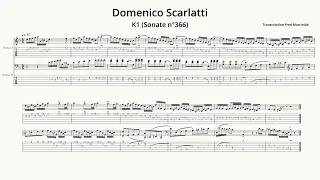 Domenico Scarlatti  K1 - Sonate n°366 - 2 Guitars transcription