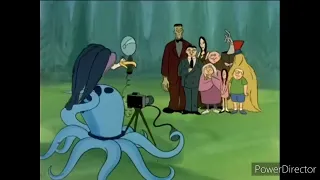 The Addams Family 1973 cartoon intro with the 1992 intro song.