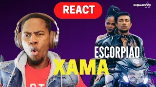 REACT | Xamã Feat. Agnes Nunes - Escorpião (Prod. NeoBeats) | GRINGO REAGINDO