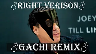 RAMMSTEIN - RAMMSTEIN (♂Right version, Gachi Remix by GachiMonkey♂)