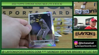 2022 Topps Chrome Sonic Baseball Lite 8 Box Break #2