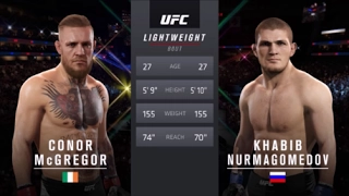 EA UFC 2 (PS4) Conor McGregor vs Khabib Nurmagomedov