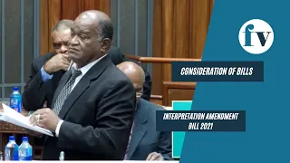 Consideration of Bills - Interpretation Amendment Bill 2021