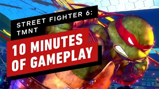 10 Minutes of Street Fighter 6: Teenage Mutant Ninja Turtles Gameplay