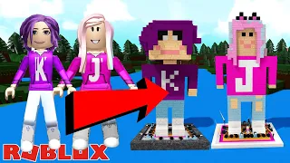 I BUILT GIANT JANET & KATE AS A BOAT! / Roblox: Build a Boat for Treasure