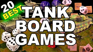 TOP 20 ⭐ BEST TANK BOARD GAMES ⭐ NEW & VINTAGE ⭐ MOST POPULAR WW2 TANK STRATEGY TABLETOP BOARD GAMES