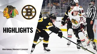 NHL Highlights | Blackhawks @ Bruins 12/5/19