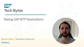 Tutorial - Testing SAP BTP Destinations