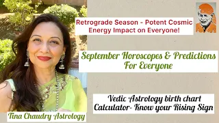 September 2023 Horoscopes & Predictions for 12 Zodiac Signs
