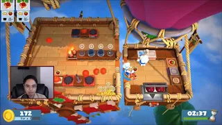 Overcooked! 2 - Game+ Stage 1-5 4-star Solo