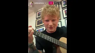 Bad Habbits - Ed Sheeran (Instagram LIVE)