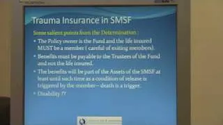 Risk Insurance in SMSF.wmv