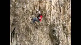 climbing in misja pec Slovenia "Lahko Noc, Irena"  8b