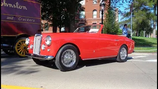 1954 Arnolt MG Drophead Coupe Convertible in Red & Engine Sounds on My Car Story with Lou Costabile