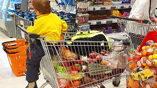 Food for New Year's Table 2023! Shopping in Russian HUGE Supermarket / Different Russia