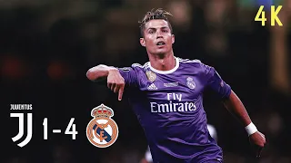 Juventus vs Real Madrid  | 1-4 | 4K UCL Final 2017 Highlights |