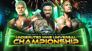 WWE 2K24 - Roman Reigns vs Rock vs Cody Rhodes