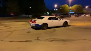 TIRE BLOWS OUT ON THE HELLCAT DURING A DONUT?!