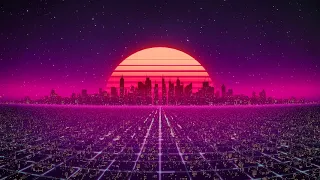 RETROWAVE - Synth City Screensaver 1080p (10 HOURS)