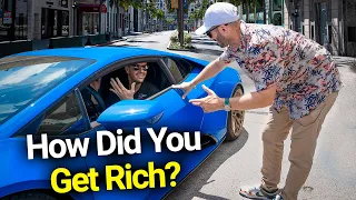 Asking Supercar Owners How To Make $1,000,000