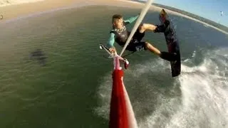 Kiteboarding in Cape Town from a GoPro POV