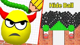 🧘‍♀️Hide Ball brain teaser games 🆚 thief and run 3d ( stealing puzzle ) 2048 gameplay part 9