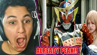 THIS SHOW IS ALREADY CRAZY! | Kamen Rider Gaim 1-2 Reaction