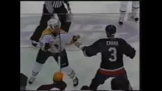 Zdeno Chara vs Matthew Barnaby