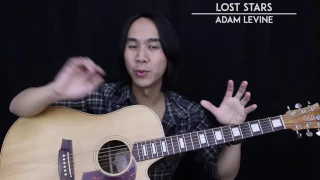 Lost Stars Guitar Tutorial - Adam Levine Guitar Lesson 🎸 |Easy Chords + Guitar Cover|