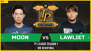 WC3 - TP League S1 - WB Semifinal: [NE] Moon vs LawLiet [NE] (Ro 8 - Group B)