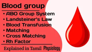 Blood Group || Explained in tamil || Blood Physiology || MT Easy Learning