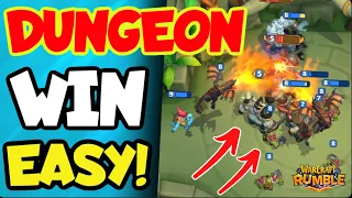 DUNGEONS are TOO EASY!! Learn how to complete them! | In Warcraft Rumble!