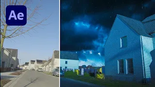 Make a SUPER REALISTIC Storm Scene in After Effects Tutorial