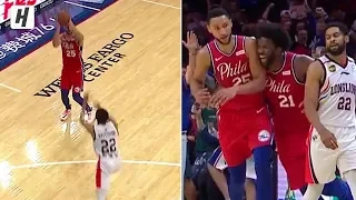 Ben Simmons HITS HIS FIRST CAREER 3-POINTER | October 8, 2019