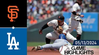 Los Angeles Dodgers Vs San Francisco Giants Game Highlights 05/13/2024 | MLB Highlights 2024