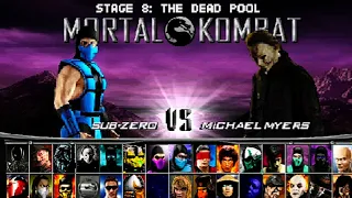 Sub Zero vs Michael Myers - MKP Mugen