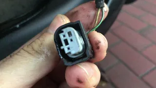 Одна из неисправностей парктроника BMW X5 E53 E39 E60 park sensor PDC wiring connector damage