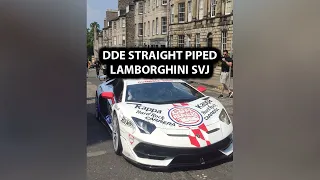 DDE INSANE Straight Piped Lamborghini SVJ SHATTERS the Streets at Gumball 3000! (Unedited)